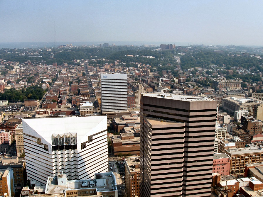 Sell Cincinnati Real Estate As Is, Fast, for Cash [img: Downtown, north from Carew Tower]